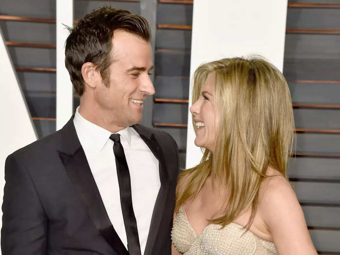 2015: Justin Theroux and Jennifer Aniston