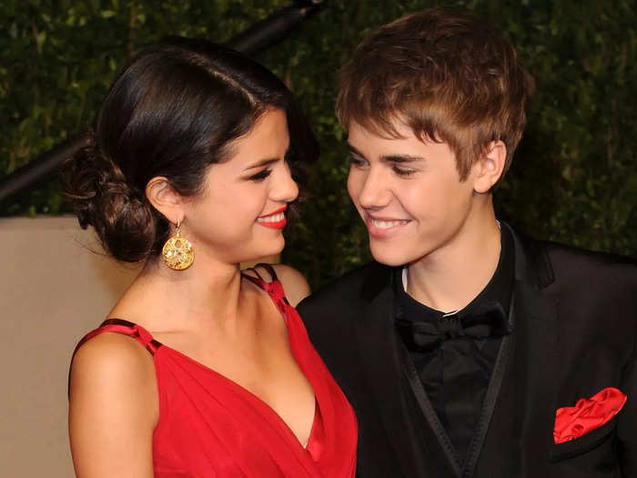 2012: Justin Bieber and Selena Gomez