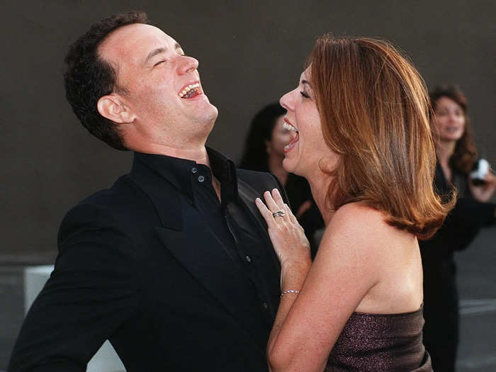 1994: Tom Hanks and Rita Wilson