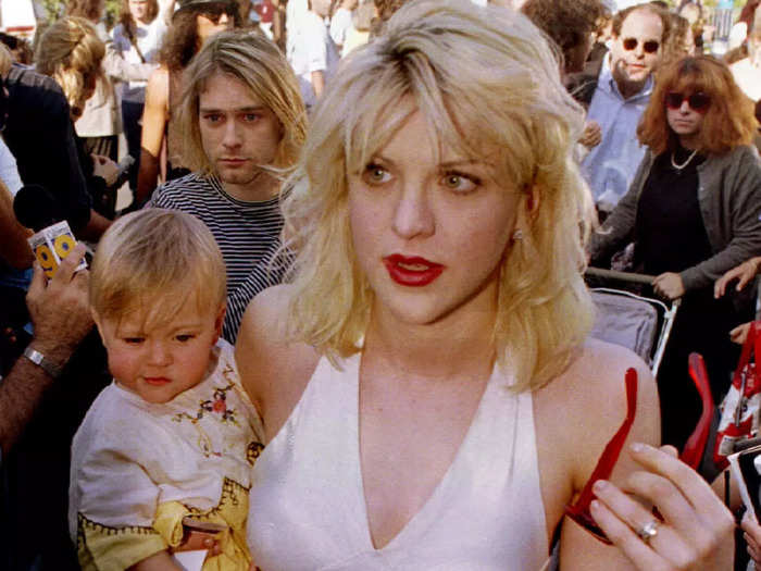 1993: Kurt Cobain and Courtney Love