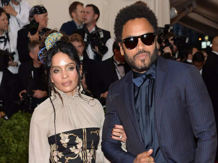 1987: Lenny Kravitz and Lisa Bonet