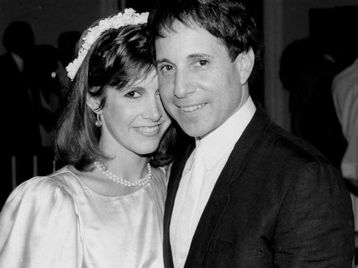 1983: Paul Simon and Carrie Fisher