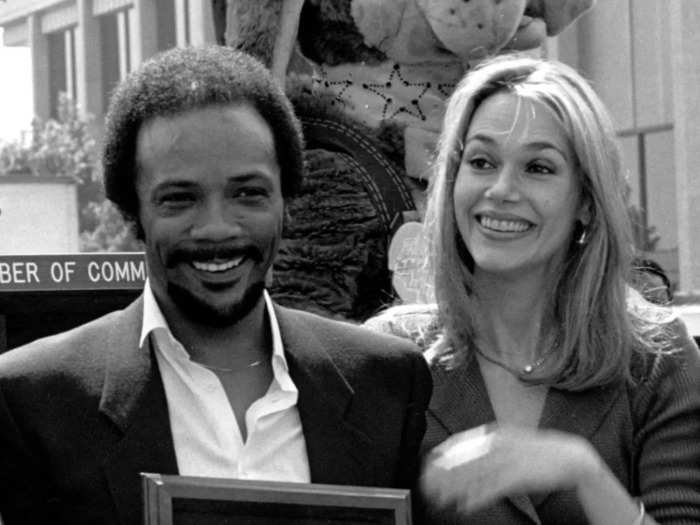 1975: Quincy Jones and Peggy Lipton