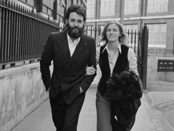 1970: Paul and Linda McCartney