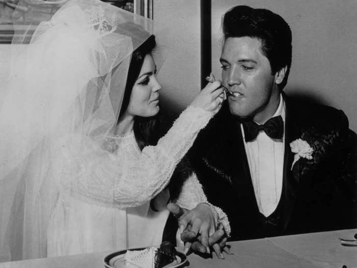 1967: Elvis and Priscilla Presley