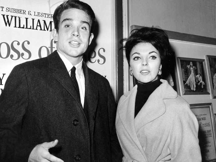 1960: Warren Beatty and Joan Collins