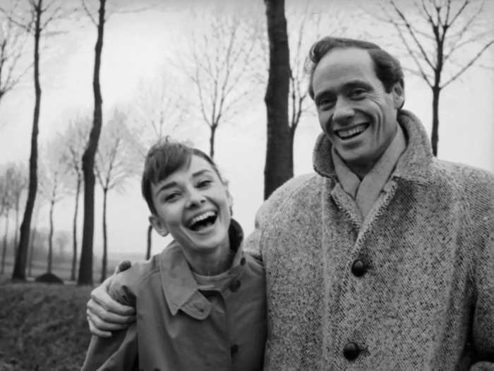 1954: Mel Ferrer and Audrey Hepburn