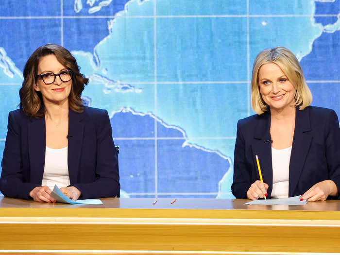 Tina Fey and Amy Poehler met at a Chicago improv club in 1993.