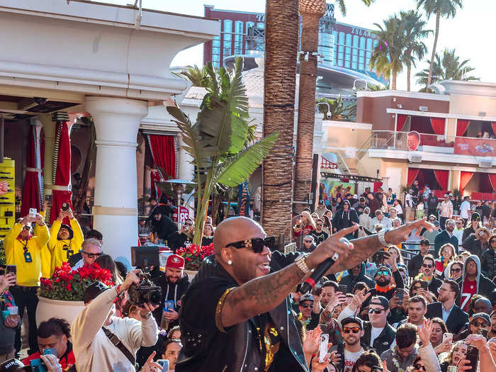 The best part of Gronk Beach was the surprise performance from Flo Rida.