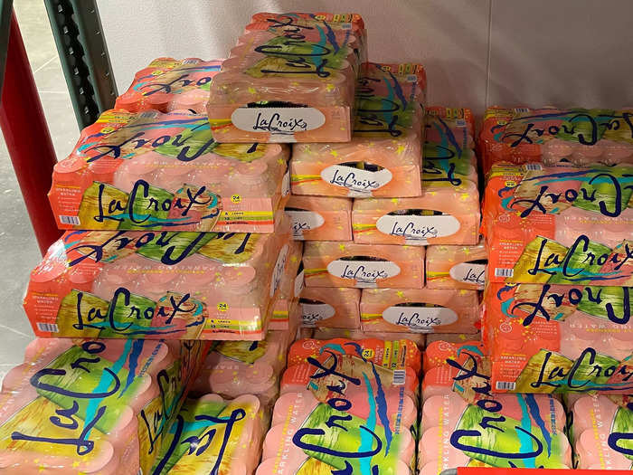 I enjoy the taste of La Croix sparkling water.