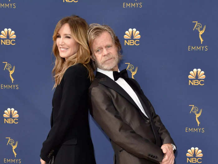 William H. Macy and Felicity Huffman: about 42 years
