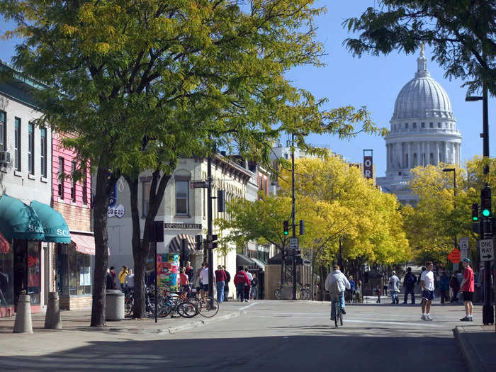 3. Madison, Wisconsin