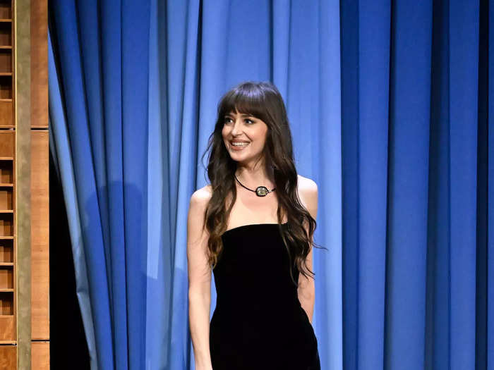 She wore one of her first daring looks of the year while appearing on "The Tonight Show Starring Jimmy Fallon."