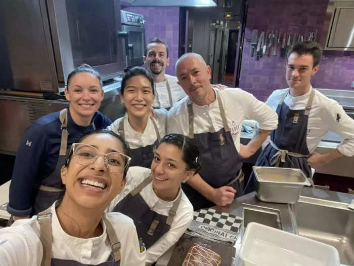 Once the second service is over, we clean the kitchen for the night.