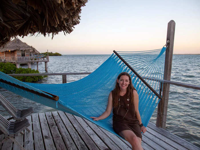 We had a hammock, where we spent each night stargazing, and two chairs for lounging. 