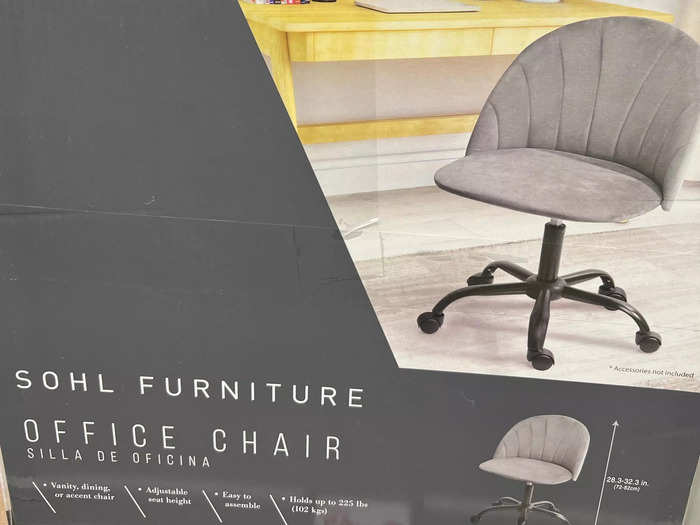 The SOHL Furniture office chair is super comfortable.