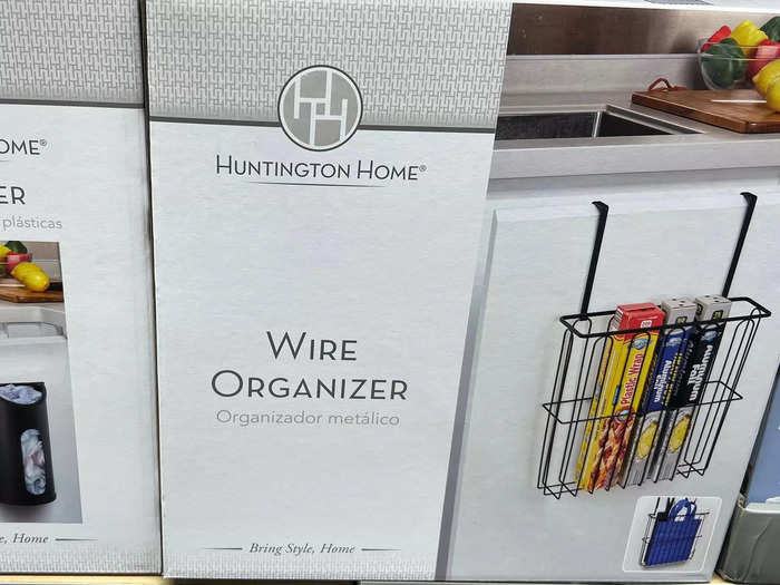 The Huntington Home wire organizers elevate my kitchen.