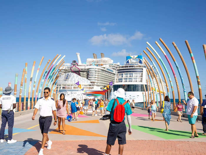 Most of Royal Caribbean’s ships are scheduled to stop by Perfect Day at CocoCay this year