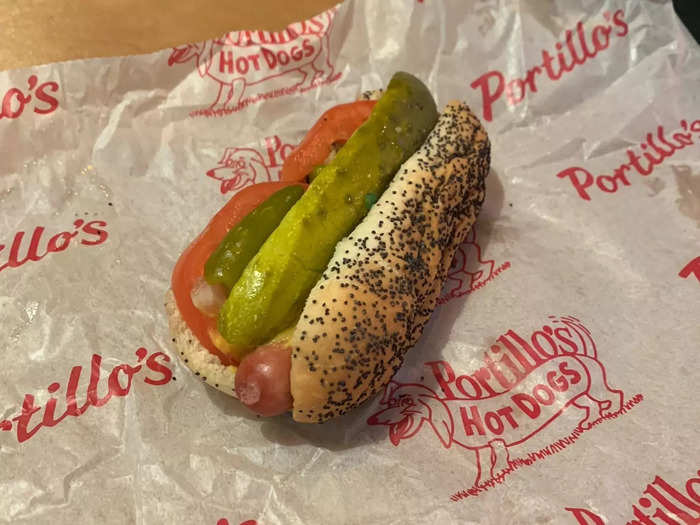 You can’t beat a good Chicago dog, and Portillo’s makes one of the best.