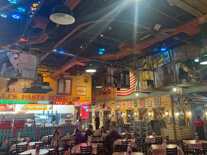 Portillo’s takes old-timey decor to a whole new level.