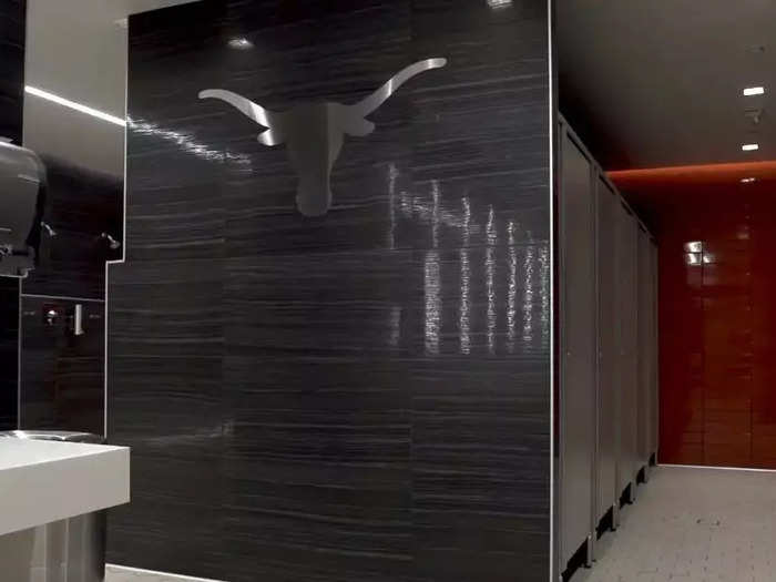 Even the showers and bathrooms look like something you find at a Beverly Hills gym