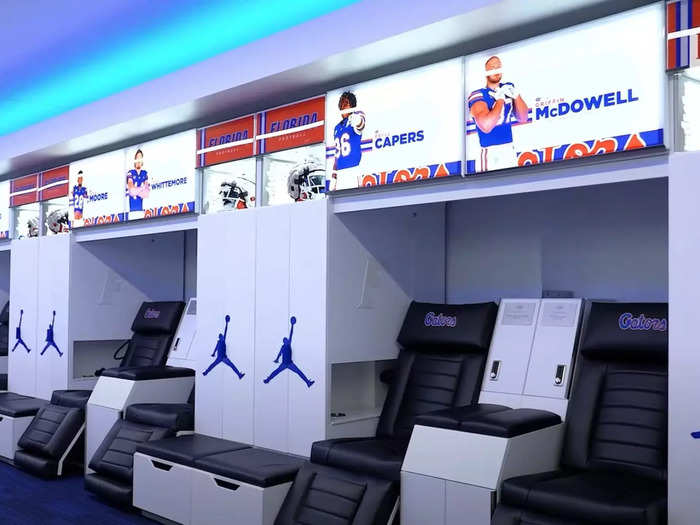 In 2023, the University of Florida opened its new $85 million football training facility and locker room