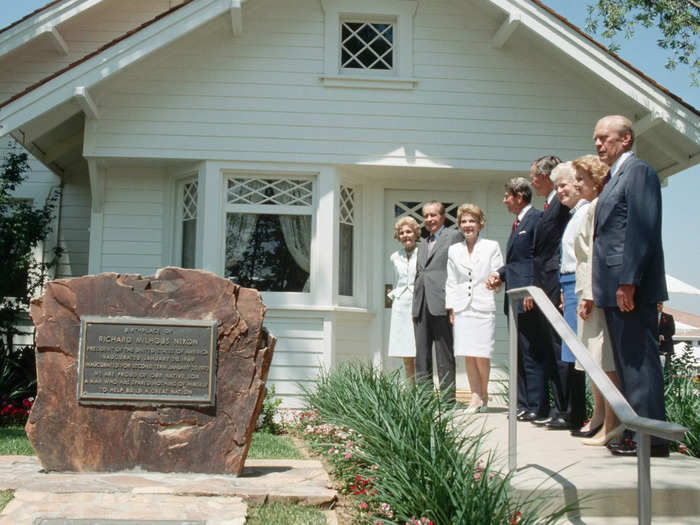 President Richard Nixon was born in this single-family home in 1913 in Yorba Linda, California.