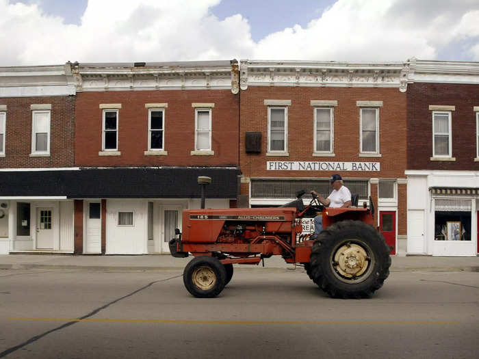 Ronald Reagan was born in an apartment above a bakery turned bank building in downtown Tampico, Illinois, in 1911.