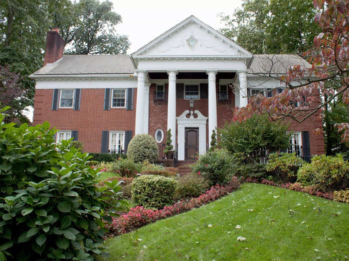 Donald Trump grew up in Queens, New York, and moved to this brick house when he was 4 years old.