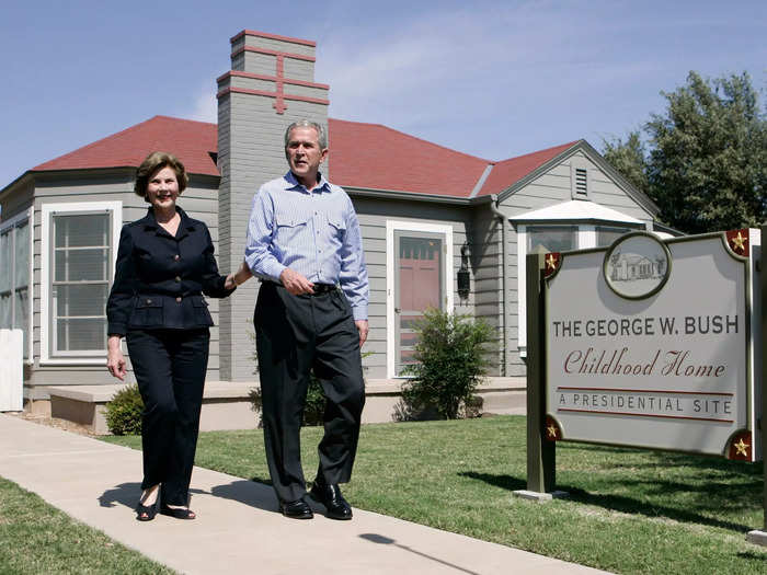 George W. Bush lived in this Midland, Texas, home from ages 5 to 9.