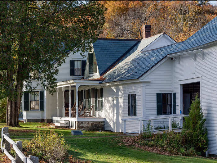 Calvin Coolidge took the oath of office in the house where he was born and raised in Plymouth, Vermont.