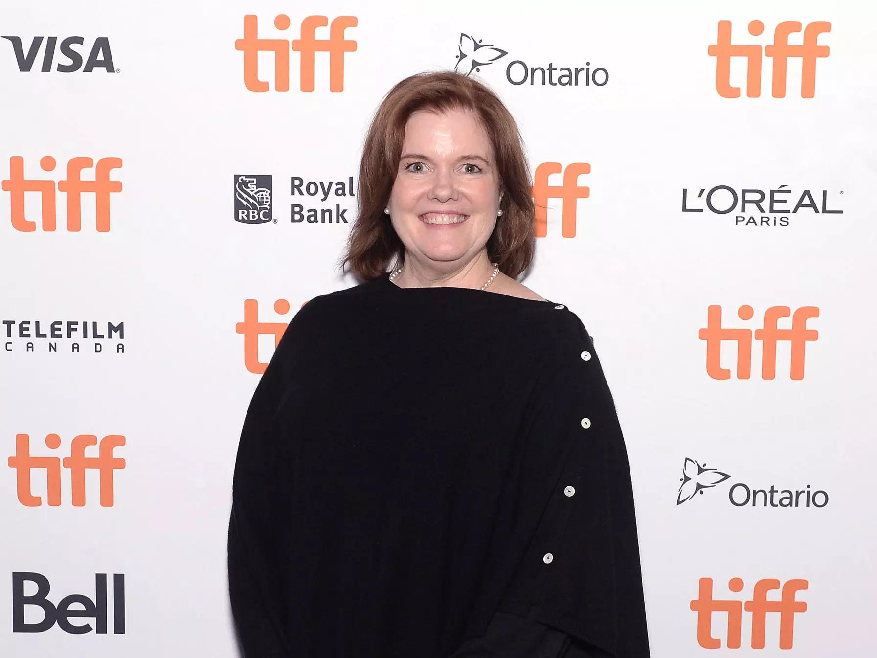Kate Harrington at the "The Capote Tapes" TIFF Premiere Party in 2019 in Toronto.