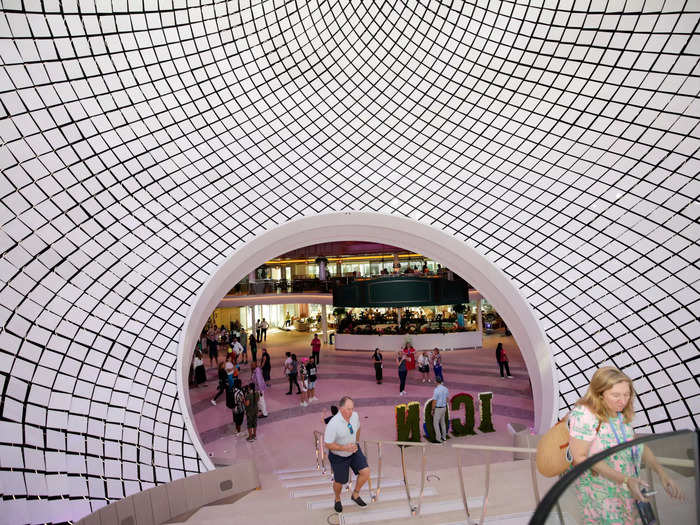 Liberty cited features like the Pearl, a kinetic 3,600-tile structure, as one of Icon’s social media friendly spots.