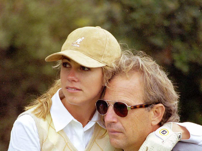 Costner and Baumgartner first met at a golf course when the actor was rehearsing for his role in the 1996 film "Tin Cup."