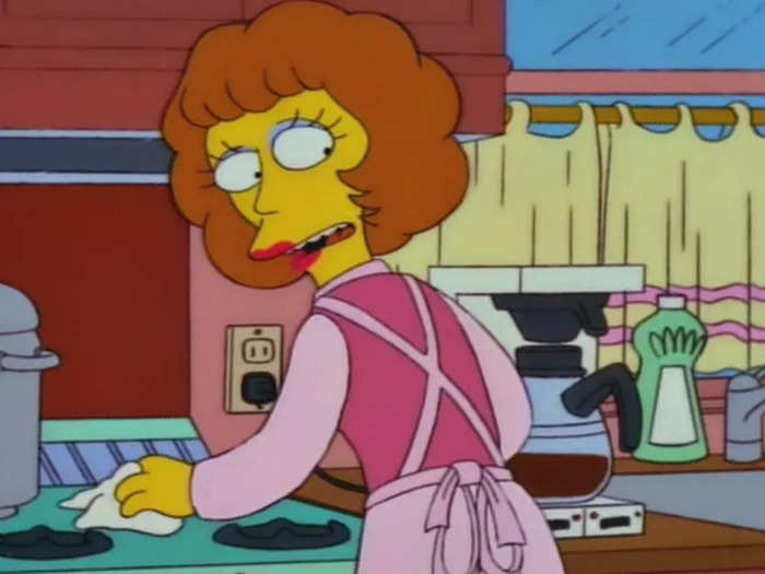 After voice actor Maggie Roswell quit over a pay dispute, Maude Flanders was killed off "The Simpsons" via a T-shirt cannon.