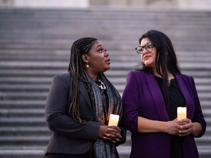 August 6: Reps. Rashida Tlaib of Michigan and Cori Bush of Missouri