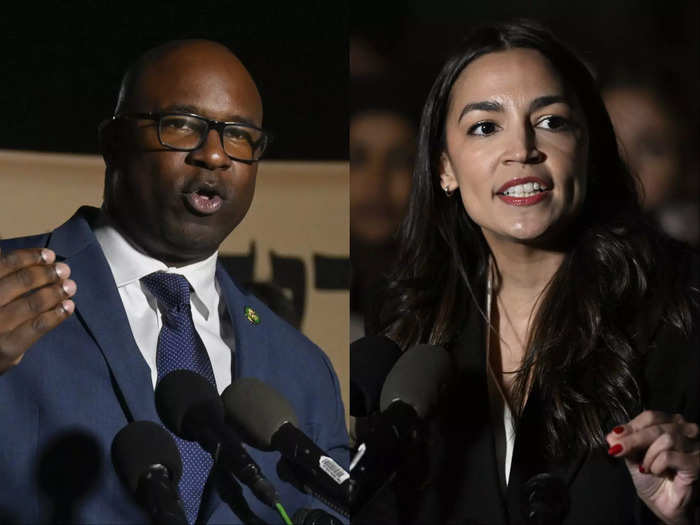 June 25: Reps. AOC and Jamaal Bowman of New York