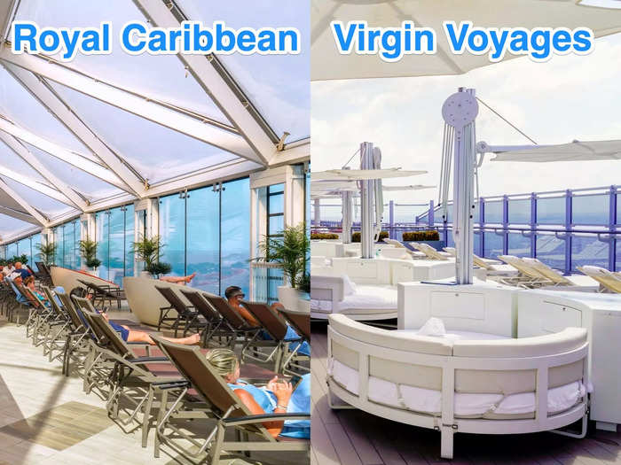 Perhaps the biggest difference was that the Virgin Voyages ship was for adults only.