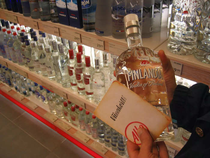 Finns buy most of their alcohol from government-owned liquor stores.