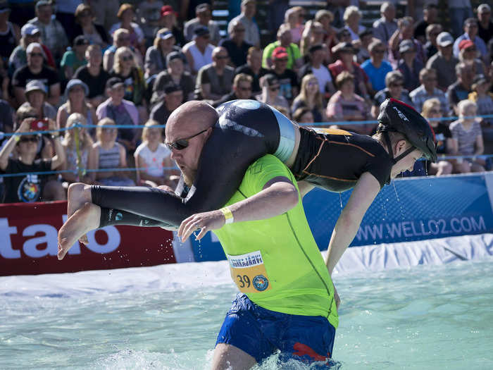 Wife carrying is a unique sport that originated in Finland.