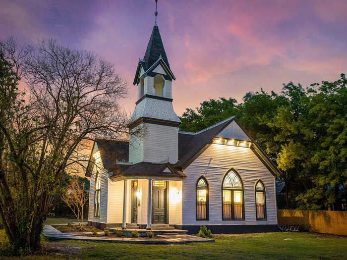 Tucker purchased the church in October 2020 and finished renovations in May 2021. 