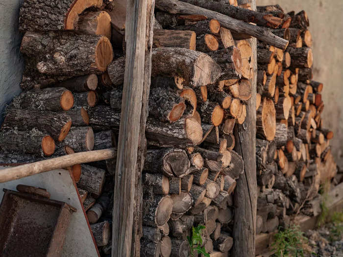 Unused wood piles can attract unwanted pests. 