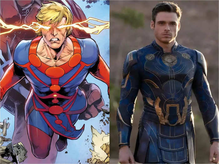 The final Eternal, Ikaris, has more enigmatic motivations than the rest of his fellow Eternals. Played by Richard Madden, he basically has the same power set as Superman.