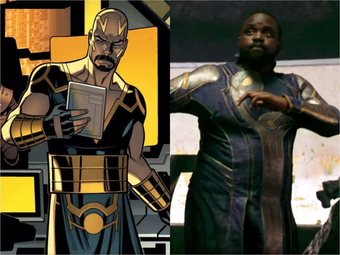 Phastos, an Eternal with considerable engineering and technological skills, is played by Brian Tyree Henry, and is the first canonically LGBTQ superhero in the MCU.