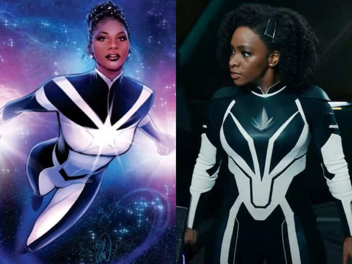 A young Monica Rambeau played by Akira Akbar was first seen in "Captain Marvel." An older version played by Teyonah Parris was introduced in "WandaVision," setting her on her path to becoming Photon (or Pulsar, or Spectrum).