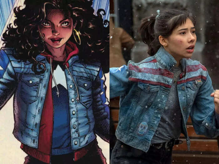 America Chavez punched her way into the MCU in "Doctor Strange in the Multiverse of Madness," played by Xochitl Gomez. She has the power to punch star-shaped holes through the multiverse.