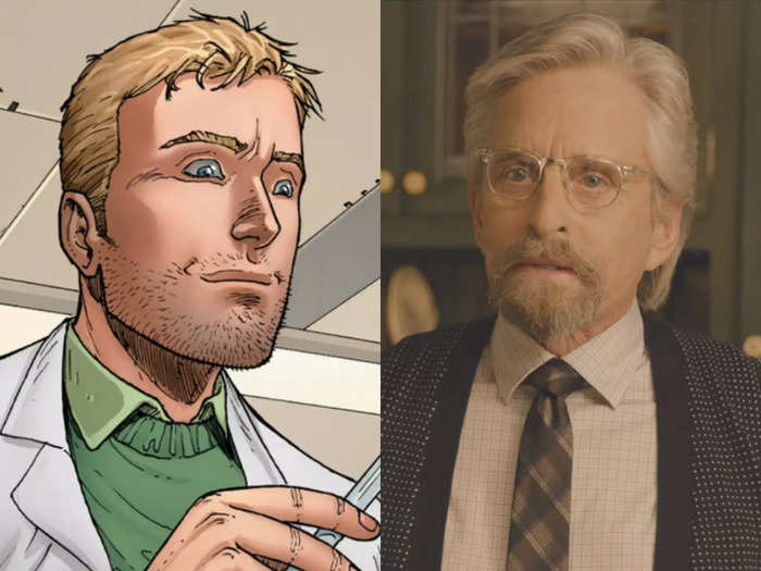 Henry "Hank" Pym is the original Ant-Man and is played by Michael Douglas.