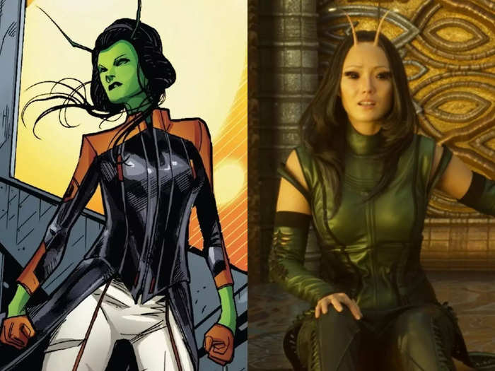 Mantis joined the Guardians in "Vol. 2," and is played by Pom Klementieff.