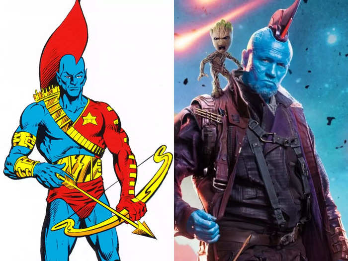 Although Yondu started off as an antagonist, he eventually joined the Guardians of the Galaxy — and, by extension, the Avengers. He was played by Michael Rooker.