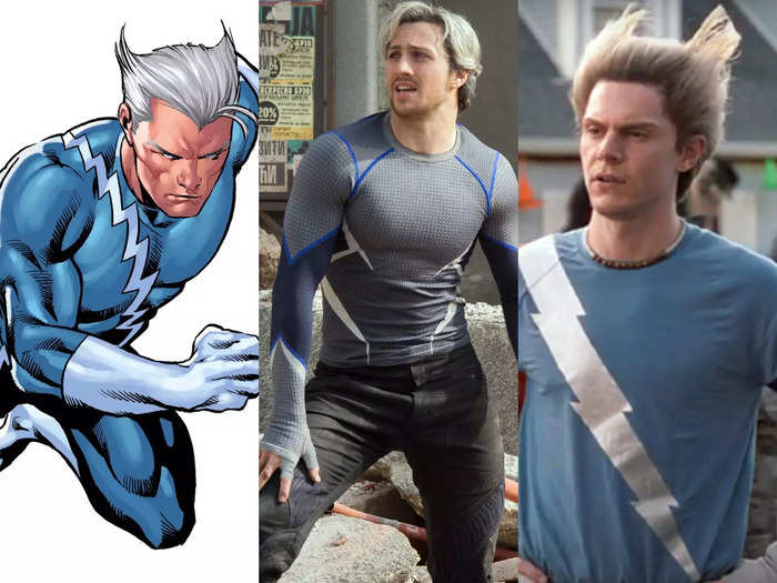 Quicksilver, or Pietro Maximoff, was introduced in "Avengers: Age of Ultron" played by Aaron Taylor-Johnson — and then a fake version of the character was played by Evan Peters in "WandaVision."